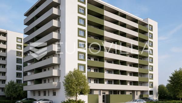 Zagreb, Borongaj, etværelses lejlighed i nybyggeri 34 m²