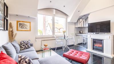 Zagreb, Maksimir, elegantan dvoetažan loft stan 35 m²