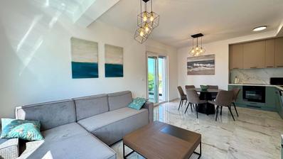 Istria, Štinjan, long-term rental of a furnished apartment in a new building, 400 m from the beach