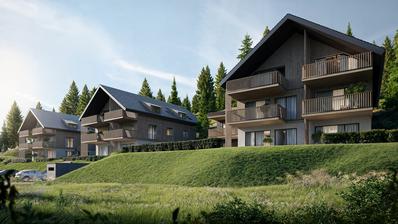 Østrig, Hochrindl, NYBYGGERI, moderne lejlighed med ét soveværelse 58,35 m²