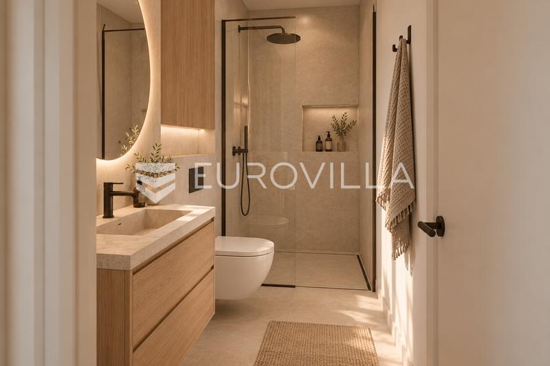 Zagreb, Gornja Kustosija, Uudiskohde, Kahden makuuhuoneen asunto, 67 m², Puolikellari - 4