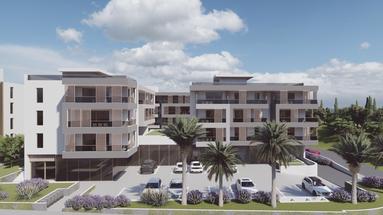 Split, Podstrana | İkinci katta, açık deniz manzaralı üç yatak odalı daire