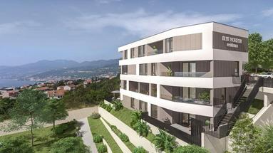 Kastav, Resetari, Blue Horizon Residence, nowoczesne trzypokojowe mieszkanie w nowym budynku, 98 m²