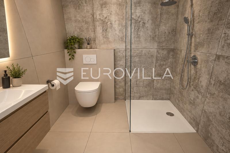 Cres, Melin, Čtyřpokojový penthouse, 120 m², s výhledem na moře, 100 m od pláže - 10