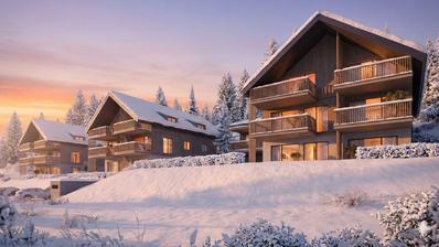 Austrija, Hochrindl, NOVOGRADNJA, moderan dvosoban stan 40,59 m²