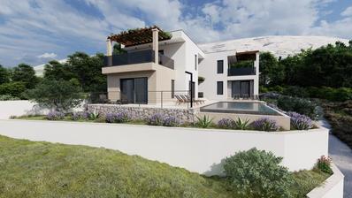 Omiš, Ruskamen, građevinska parcela s idejnim projektom (525 m2)