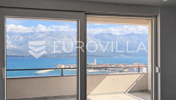 Zadar, Vinjerac, dvoupokojový byt s krásným výhledem na moře, 94,47 m²