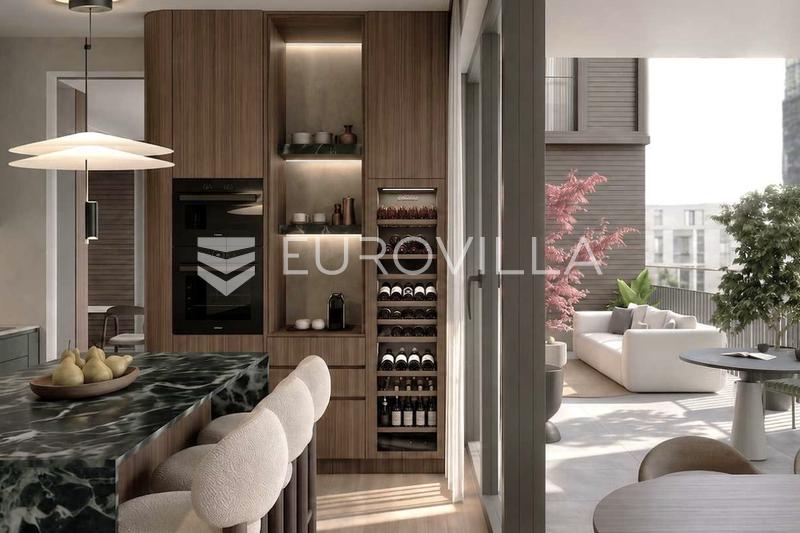 Zagreb, Franjo Tuđmanin aukio, kaunis kolmen makuuhuoneen huoneisto 79 m², parkkipaikka, varasto - 6