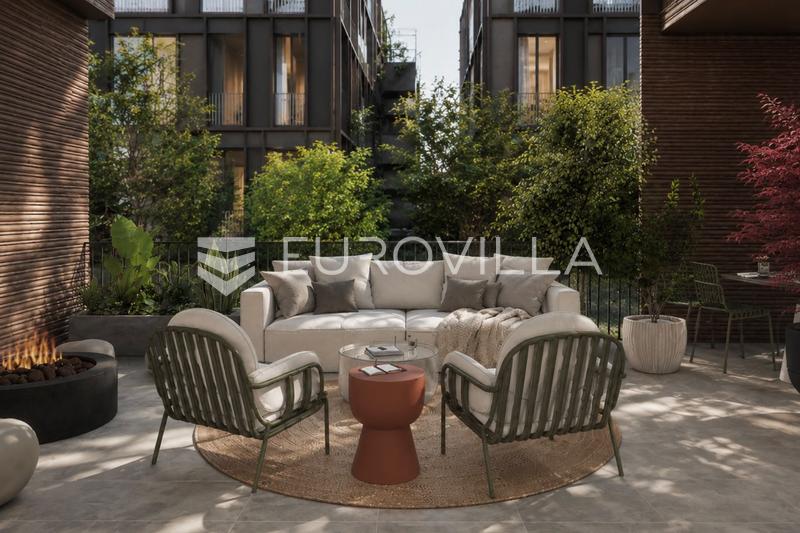 Zagreb, Franjo Tuđmanin aukio, kaunis kolmen makuuhuoneen huoneisto 79 m², parkkipaikka, varasto - 19