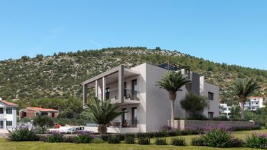 Marina - YENİ İNŞAAT, toplam net 88,36 m² alana sahip iki yatak odalı daire
