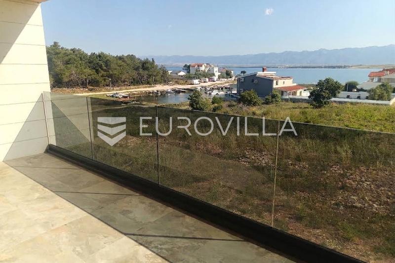 Vir, Moderna dvojna vila s bazenom i krovnom terasom, otvoreni pogled na more i Velebit - 4