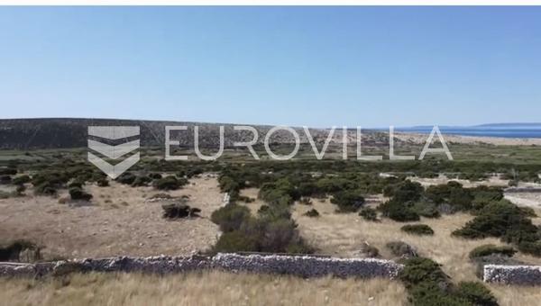 Pag, Kolan, stavební pozemek s výhledem na moře