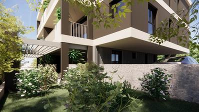 Vodnjan, Barbariga, nova construção, apartamento de luxo no segundo andar com uma bela vista 86 m²