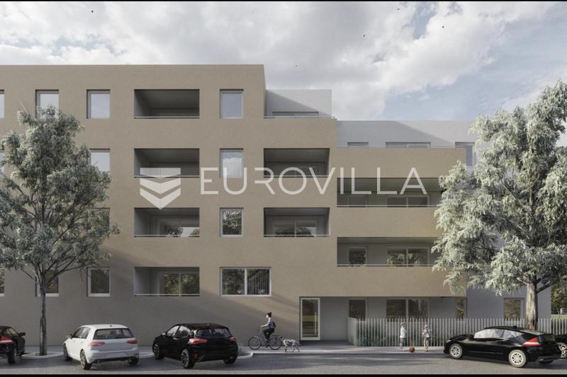 Senj, OBRA NUEVA, edificio con ascensor, apartamento de dos dormitorios, 60,89 m², balcón, garaje - 3
