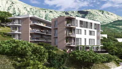 Tucepi, tvårumslägenhet med havsutsikt