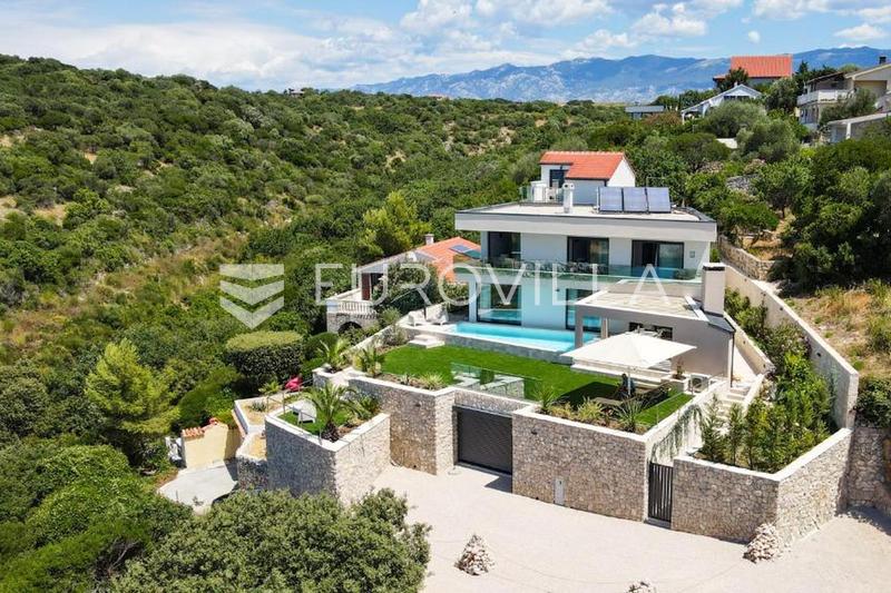 Pag, Potocnica - una villa moderna di pregio con vista mare panoramica e completa privacy - 56