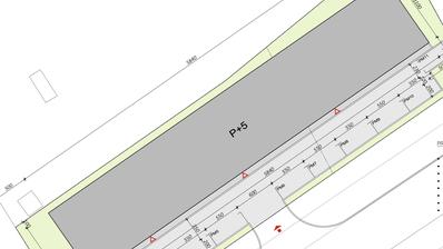 Osijek, Čepinska, građ. zemljište uz cestu 1350 m², 6 etaža
