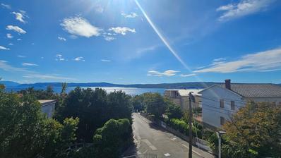 Crikvenica, two-room apartment with two balcony, terrace, 57.94 m² and sea view