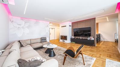Záhřeb, Bukovacka cesta, luxusní pětipokojový mezonetový byt, 200 m²