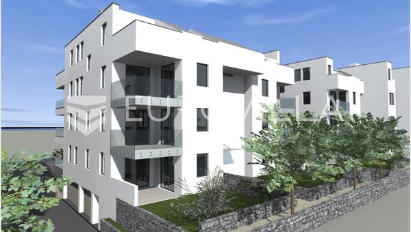 Pag, Povljana, apartamento de dos dormitorios en un edificio de obra nueva de primer nivel, 80,20 m²