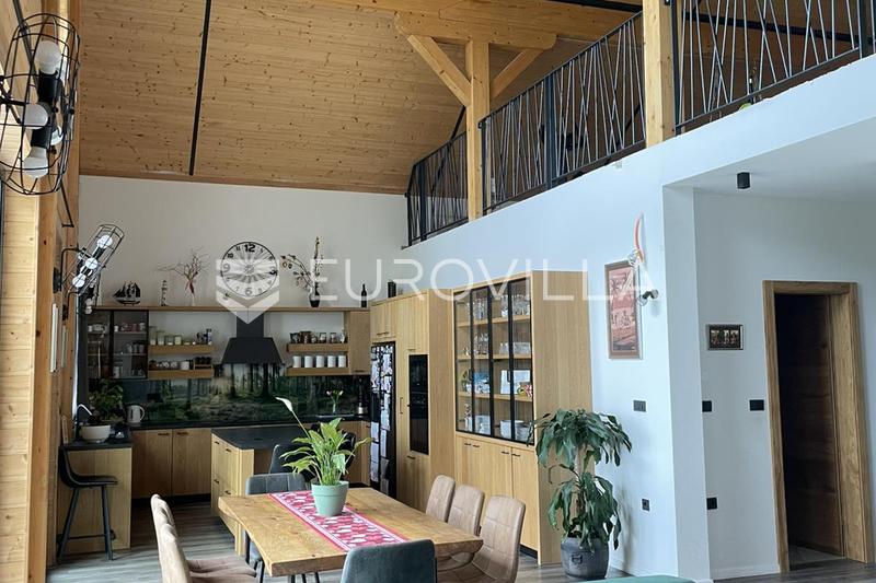 Gornji Kneginec, Varazdin Breg, nowoczesny drewniany dom na łonie natury z dużą posiadłością i panoramicznym widokiem - 8
