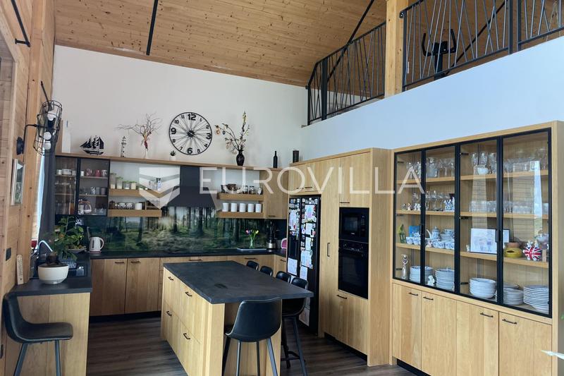Gornji Kneginec, Varazdin Breg, nowoczesny drewniany dom na łonie natury z dużą posiadłością i panoramicznym widokiem - 6