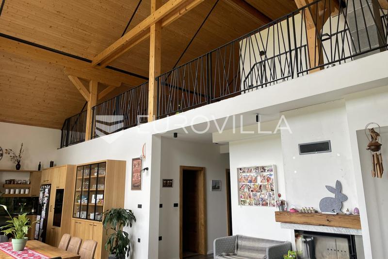 Gornji Kneginec, Varazdin Breg, nowoczesny drewniany dom na łonie natury z dużą posiadłością i panoramicznym widokiem - 11