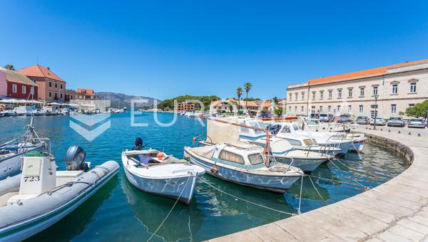 Stari Grad, Hvar - Exkluzív építési telek panorámás tengeri kilátással
