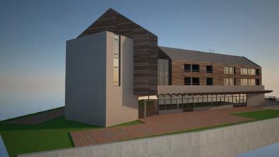 Plitvička jezera, building plot 3168 m2 with a project for a hotel