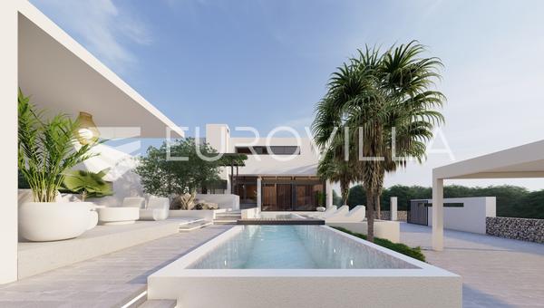 Rogoznica, villa med pool og havudsigt, 243,55 m²