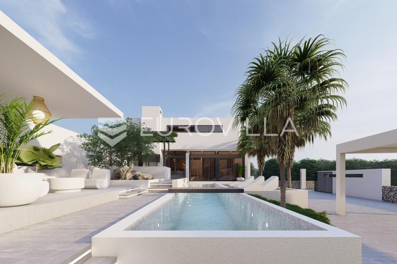 Rogoznica, vila s bazenom i pogledom na more, 243,55 m²