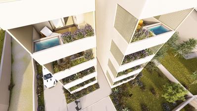 Srinjine, driekamerappartement op de derde verdieping met twee parkeerplaatsen
