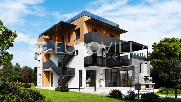 Zagreb, Gračani, NOVOGRADNJA luksuzan četverosoban stan 370,95 m² s vrrtom
