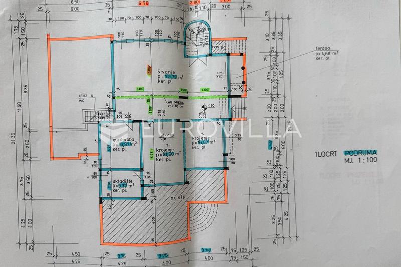 Nin, Zaton, edificio comercial con un restaurante y opciones de expansión permitidas - 3