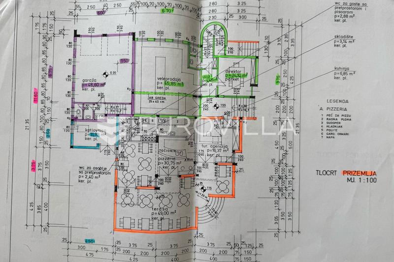 Nin, Zaton, edificio comercial con un restaurante y opciones de expansión permitidas - 4