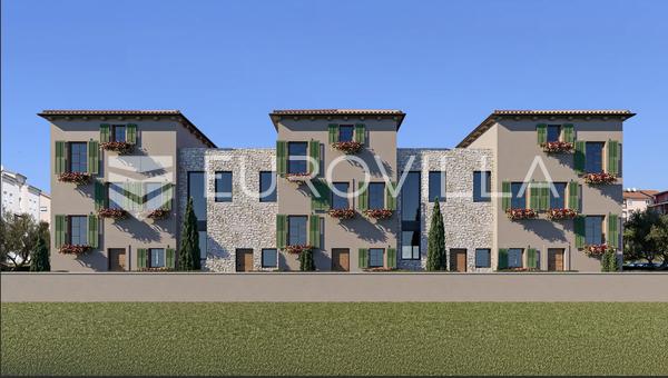 Istrien, Porec - NYBYGGNATION, rustikt radhus NKP 155,87 M2