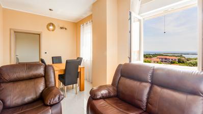 Istrie, Ližnjan, penthouse s výhledem na moře