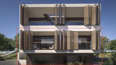 Vodice, moderne Maisonette-Wohnung mit Garten in einem exklusiven Neubau