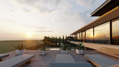 Istra, Kaštelir – Luksuzna vila s panoramskim pogledom na more i wellness oazom