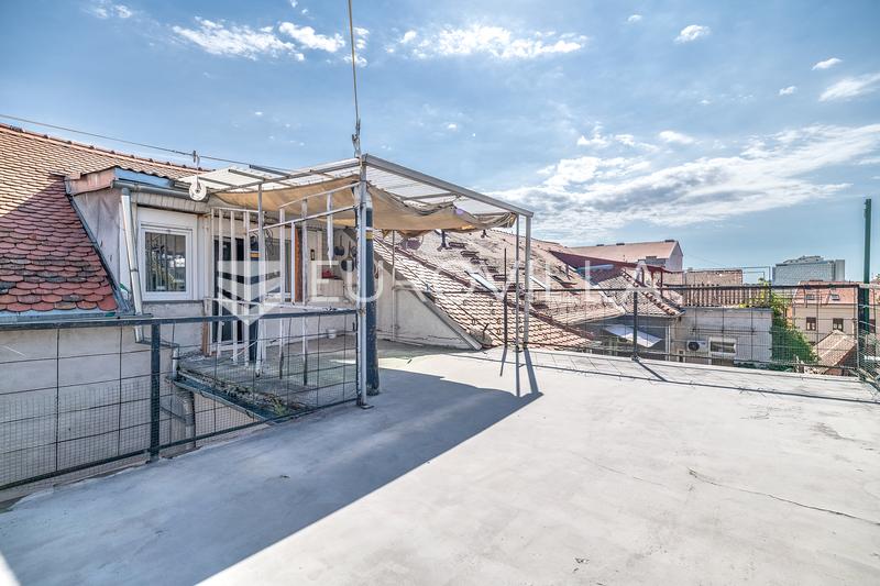 Zagrzeb, Britanski trg - mieszkanie na poddaszu 142,88 m² do remontu - 6