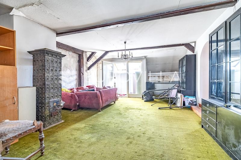 Zagrzeb, Britanski trg - mieszkanie na poddaszu 142,88 m² do remontu - 1