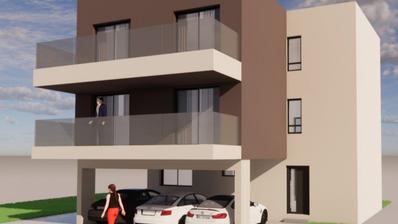 Osijek, Bosutsko naselje, četverosoban stan u urbanoj vili, 2. kat, 83 m²