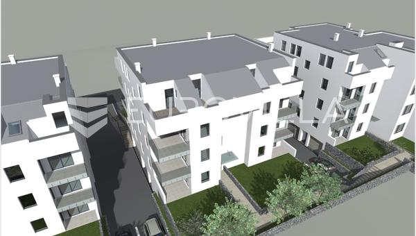 Pag, Povljana, apartamento de un dormitorio en un edificio de obra nueva de primer nivel, 50,64 m²