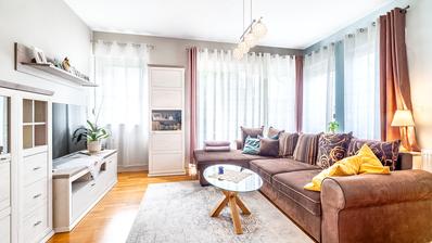 Zagreb, Prevoj, a comfortable three-room apartment with a garden of 91 m²