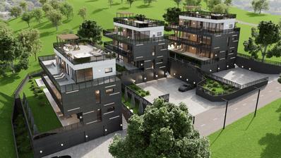 Zagreb, Gračani, NYBYGGERI luksuriøs toværelses penthouse 173,42 m² med tagterrasse