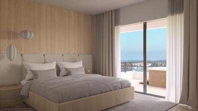 Istra, Umag, Green Tower Residence, jednosoban apartman s terasom na 6. katu