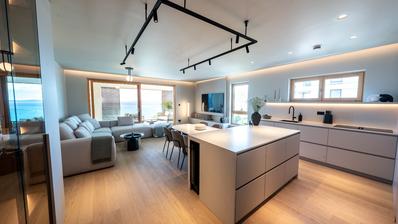 Split, Bel Etage 2, luksuzan trosoban,128 m², pogled na more, parking, dugoročno
