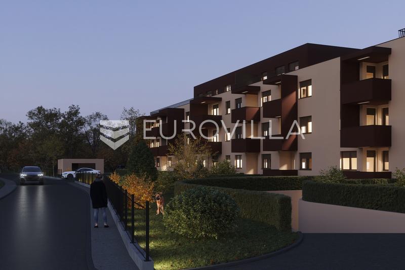 Novi Zagreb, Sloboština, NOVOGRADNJA, dvosoban stan NKP 80,54 m²