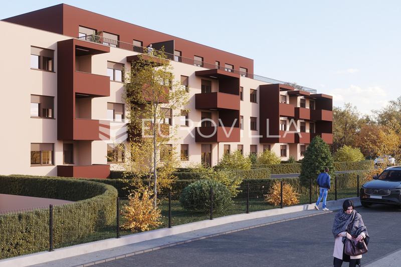 Novi Zagreb, Sloboština, NOVOGRADNJA, dvosoban stan NKP 80,54 m²