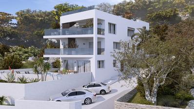 Ciovo, Okrug Gornji, apartamento de dois quartos - primeira fila para o mar.